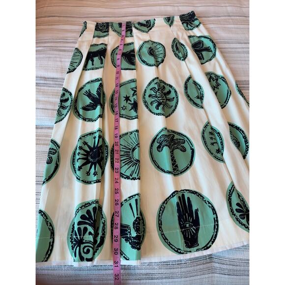 Zara  Printed Box Pleat Skirt - Picture 5 of 8
